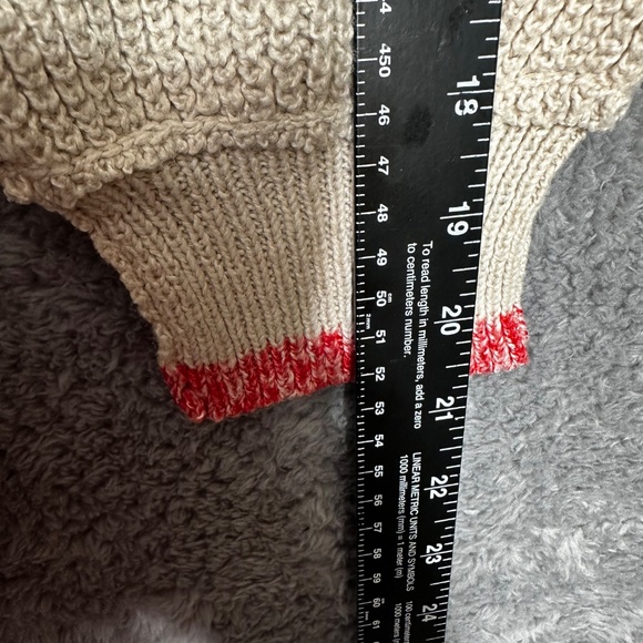 SHEIN Women’s Cardigan Sweater Size L Beige Toggle Closure Pockets Long Sleeve - Picture 4 of 7